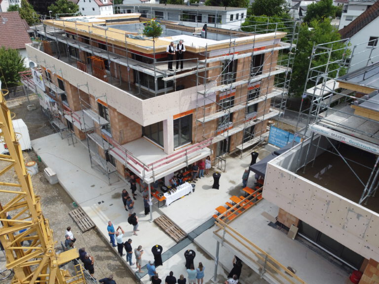 Richtfest G³ Wohnen in der Gartenstraße Dietenheim